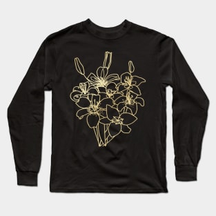 Golden flower Long Sleeve T-Shirt